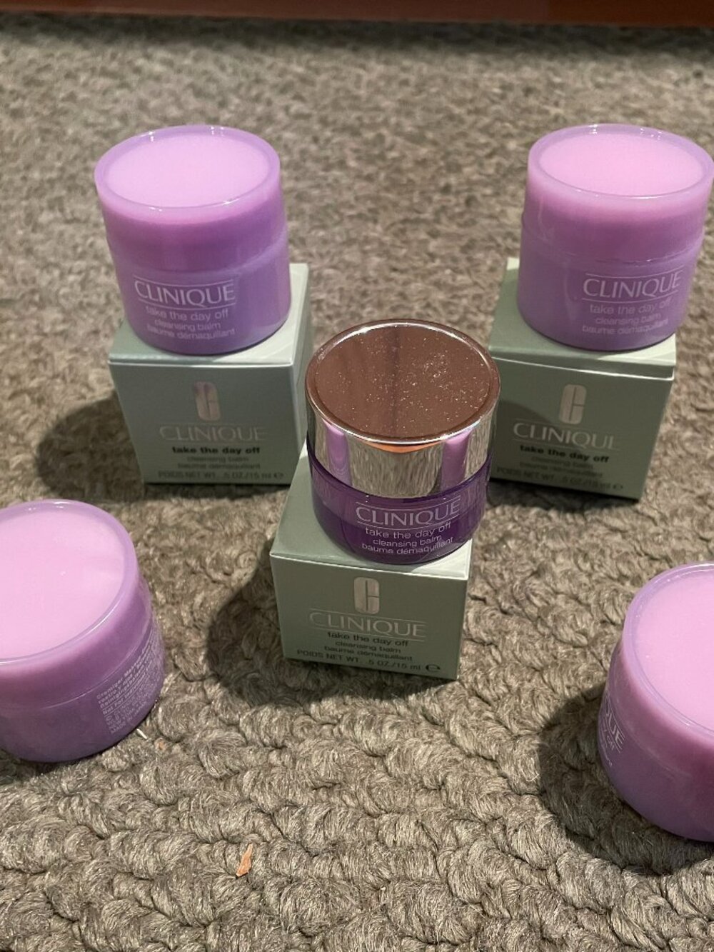 5 brand new Clinique rinse the day off make up remover